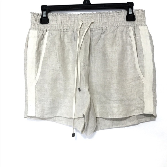 J. Crew Drawstring Linen Tuxedo Shorts Size XS - Picture 2 of 8